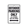 CAN-AM Defender Parking Only All Others Will Be Towed Aluminum Decor Garage Sign