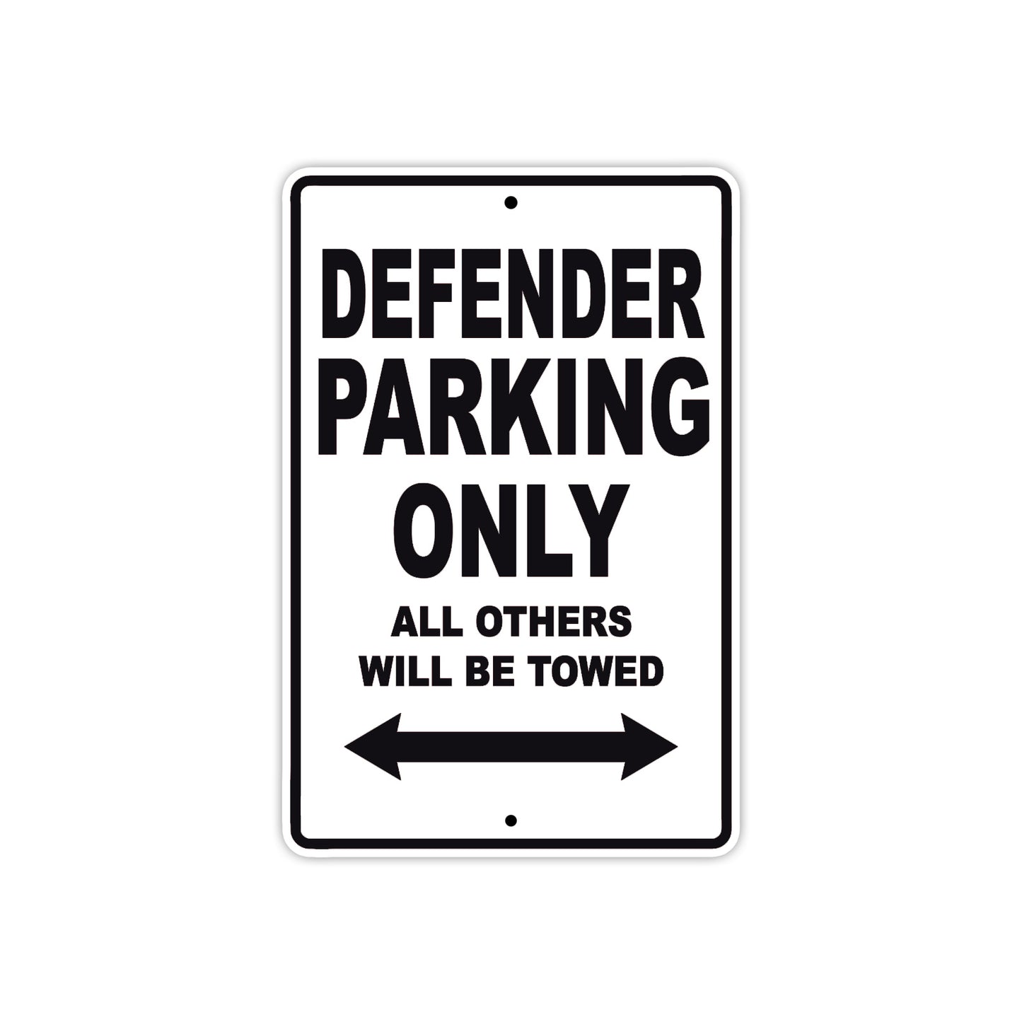 CAN-AM Defender Parking Only All Others Will Be Towed Aluminum Decor Garage Sign
