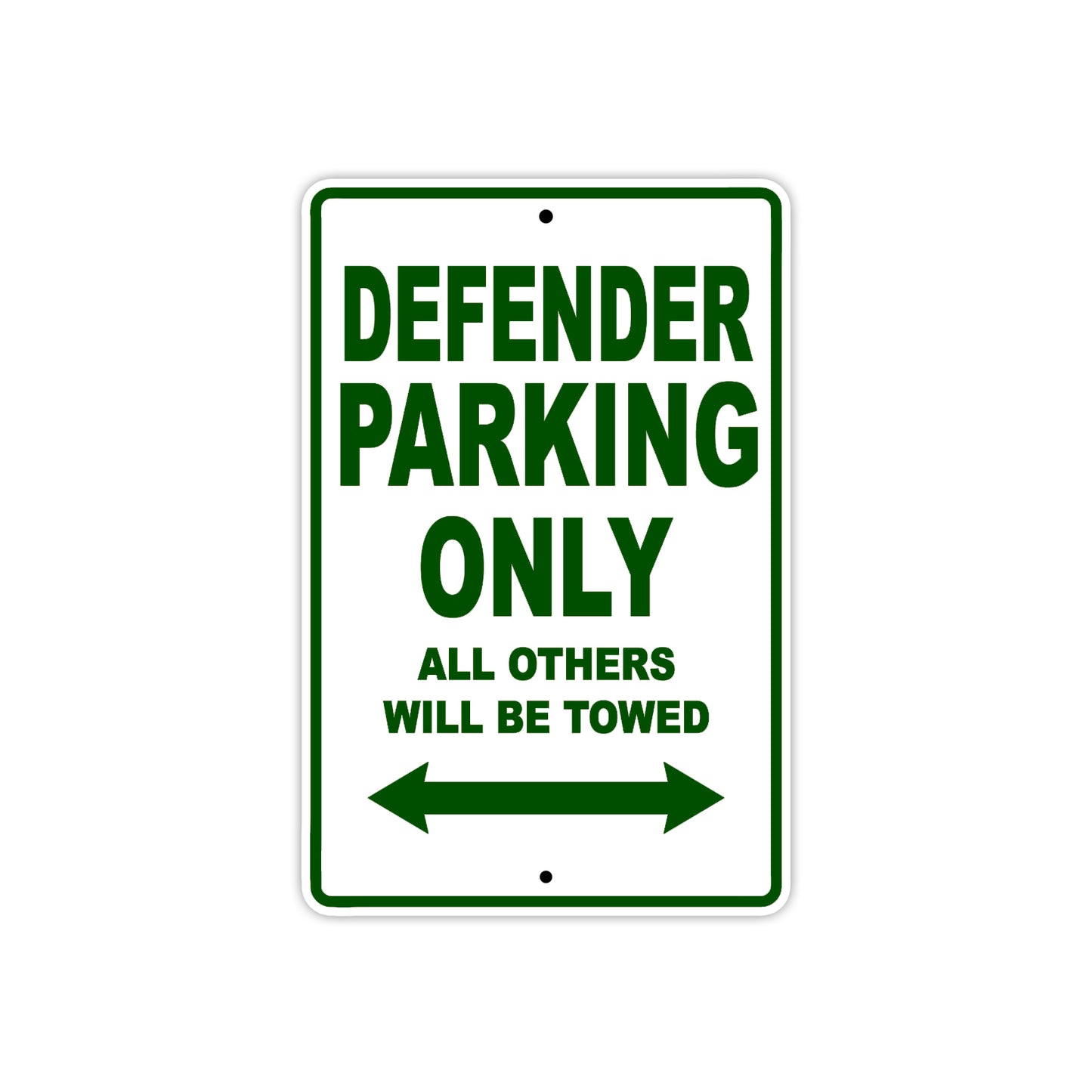 CAN-AM Defender Parking Only All Others Will Be Towed Aluminum Decor Garage Sign