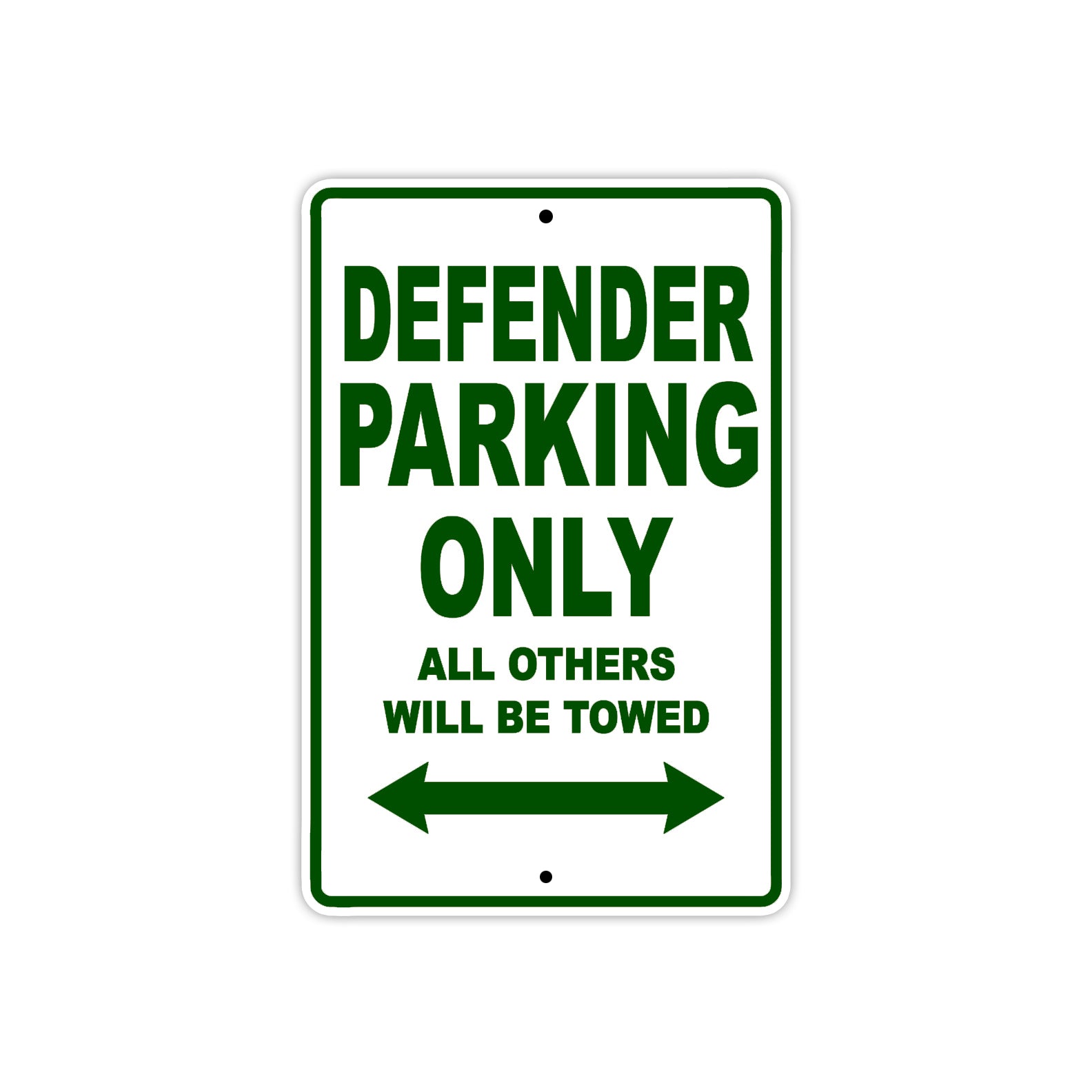 CAN-AM Defender Parking Only All Others Will Be Towed Aluminum Decor Garage Sign