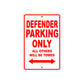 CAN-AM Defender Parking Only All Others Will Be Towed Aluminum Decor Garage Sign