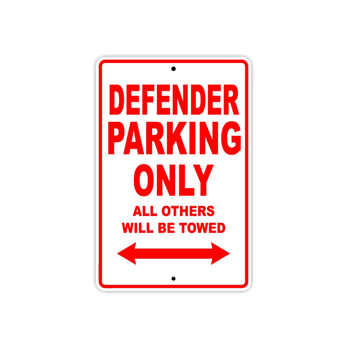 CAN-AM Defender Parking Only All Others Will Be Towed Aluminum Decor Garage Sign