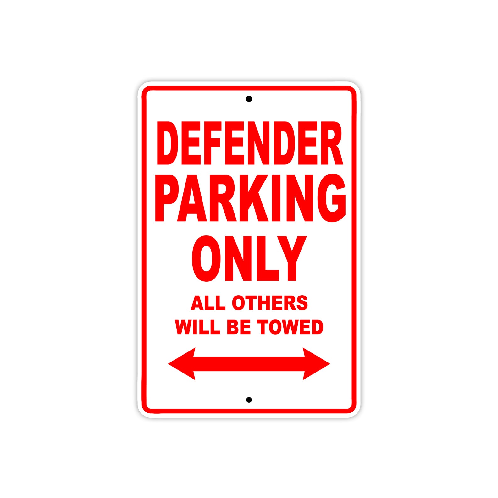 CAN-AM Defender Parking Only All Others Will Be Towed Aluminum Decor Garage Sign