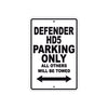CAN-AM Defender HD5 Parking Only All Others Will Be Towed Aluminum Decor Garage Sign