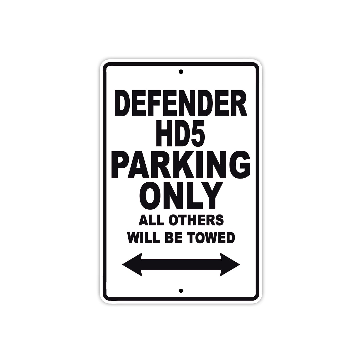 CAN-AM Defender HD5 Parking Only All Others Will Be Towed Aluminum Decor Garage Sign