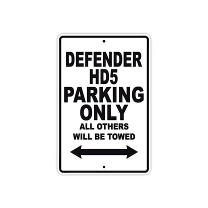 CAN-AM Defender HD5 Parking Only All Others Will Be Towed Aluminum Decor Garage Sign