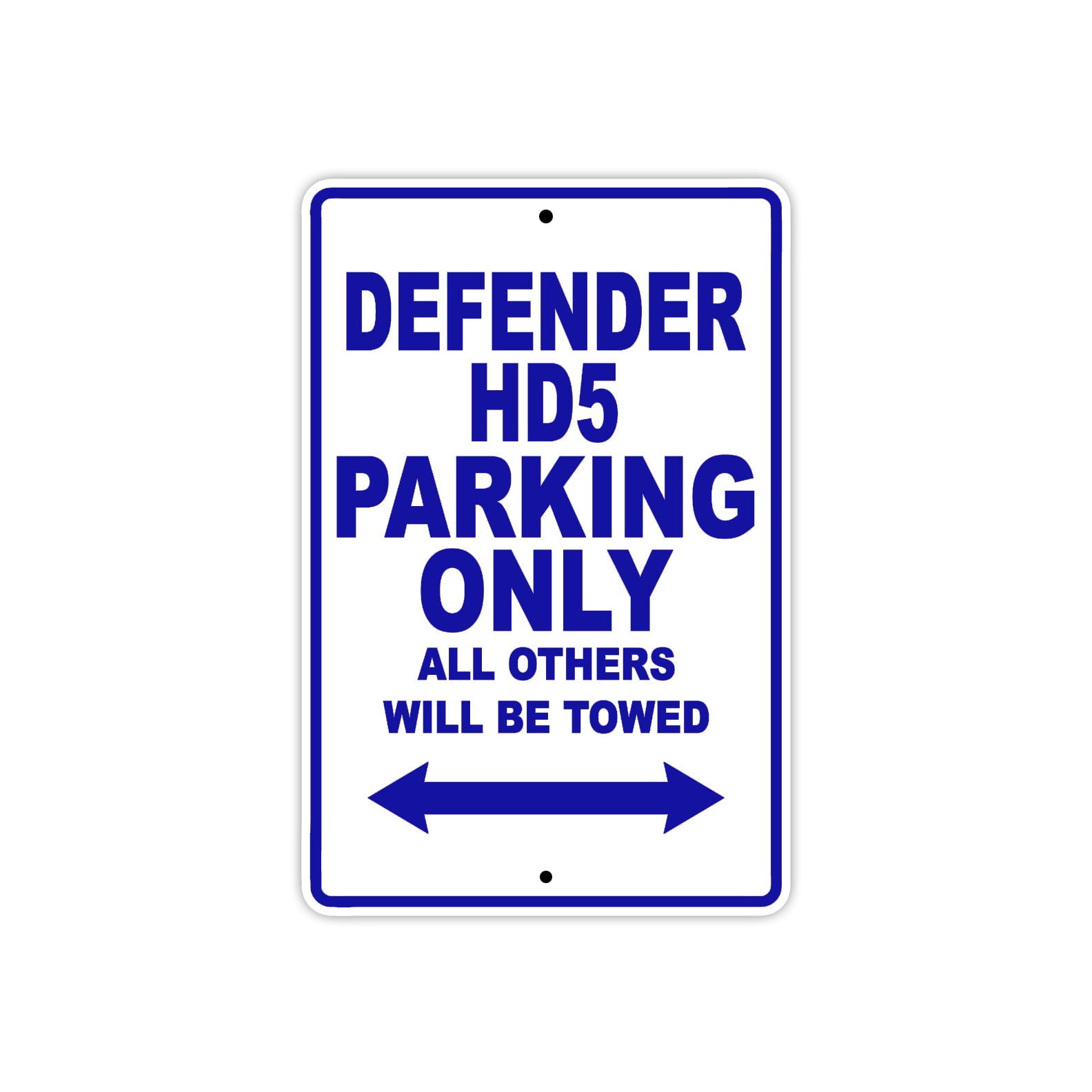CAN-AM Defender HD5 Parking Only All Others Will Be Towed Aluminum Decor Garage Sign