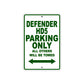 CAN-AM Defender HD5 Parking Only All Others Will Be Towed Aluminum Decor Garage Sign