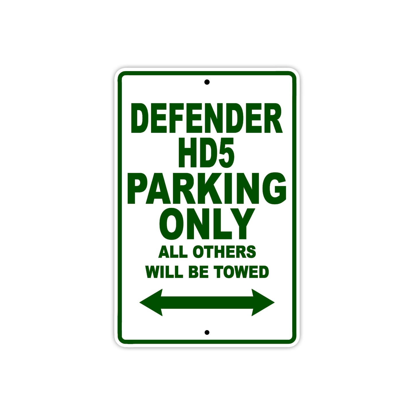 CAN-AM Defender HD5 Parking Only All Others Will Be Towed Aluminum Decor Garage Sign