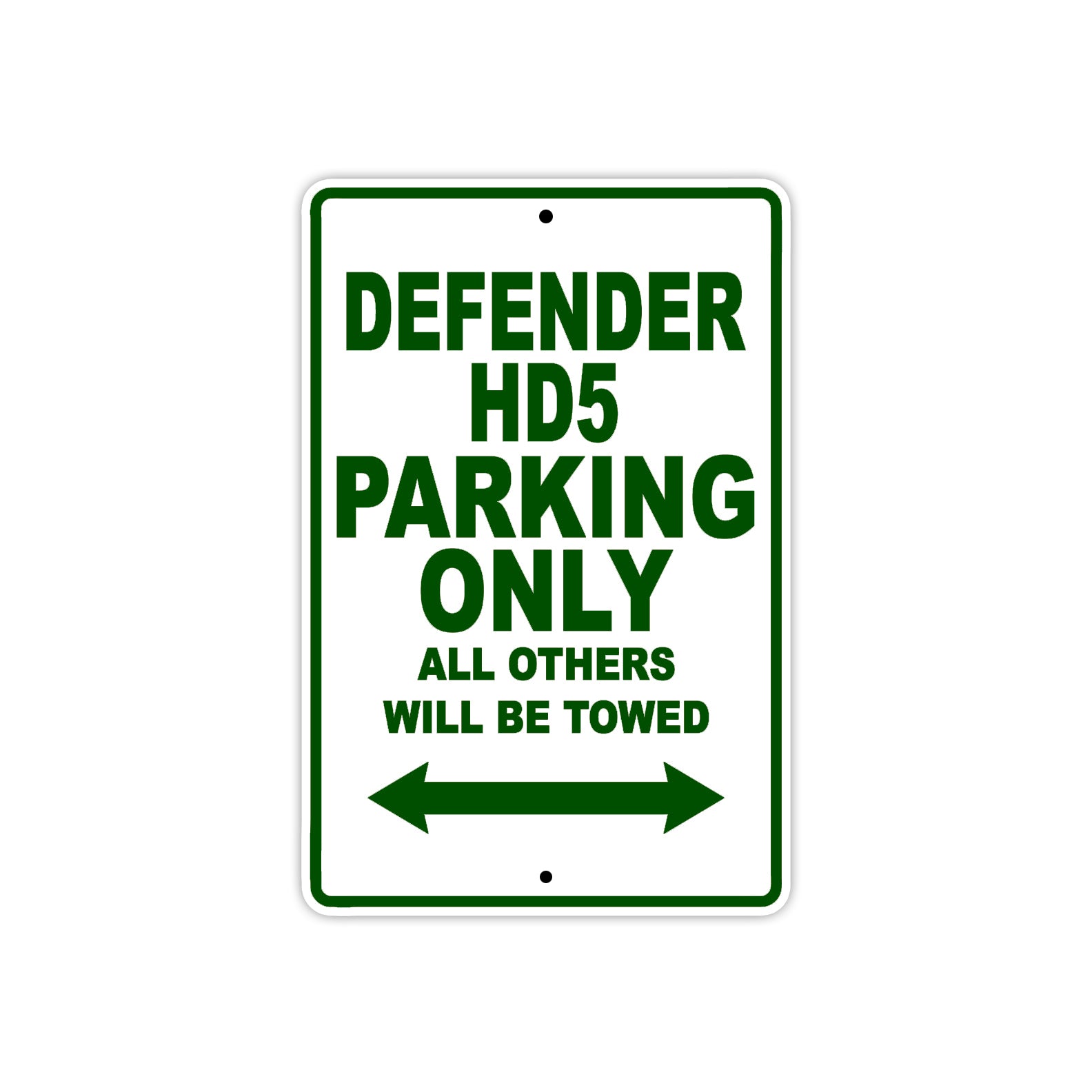 CAN-AM Defender HD5 Parking Only All Others Will Be Towed Aluminum Decor Garage Sign