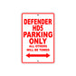 CAN-AM Defender HD5 Parking Only All Others Will Be Towed Aluminum Decor Garage Sign