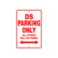 CAN-AM DS Parking Only All Others Will Be Towed Aluminum Decor Garage Sign