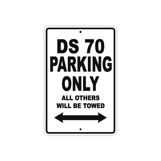 CAN-AM DS 70 Parking Only All Others Will Be Towed Aluminum Decor Garage Sign