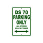 CAN-AM DS 70 Parking Only All Others Will Be Towed Aluminum Decor Garage Sign