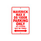 CAN-AM Maverick Max X DS 1000 R Parking Only All Others Will Be Towed Aluminum Decor Garage Sign