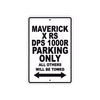 CAN-AM Maverick X RS DPS 1000 R Parking Only All Others Will Be Towed Aluminum Decor Garage Sign