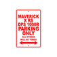 CAN-AM Maverick X RS DPS 1000 R Parking Only All Others Will Be Towed Aluminum Decor Garage Sign