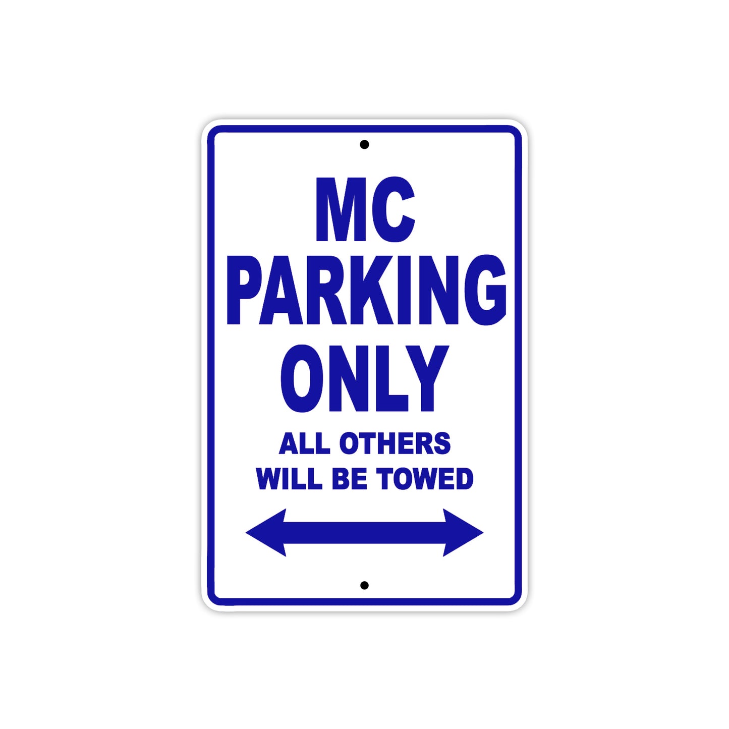 CAN-AM MC Parking Only All Others Will Be Towed Aluminum Decor Garage Sign
