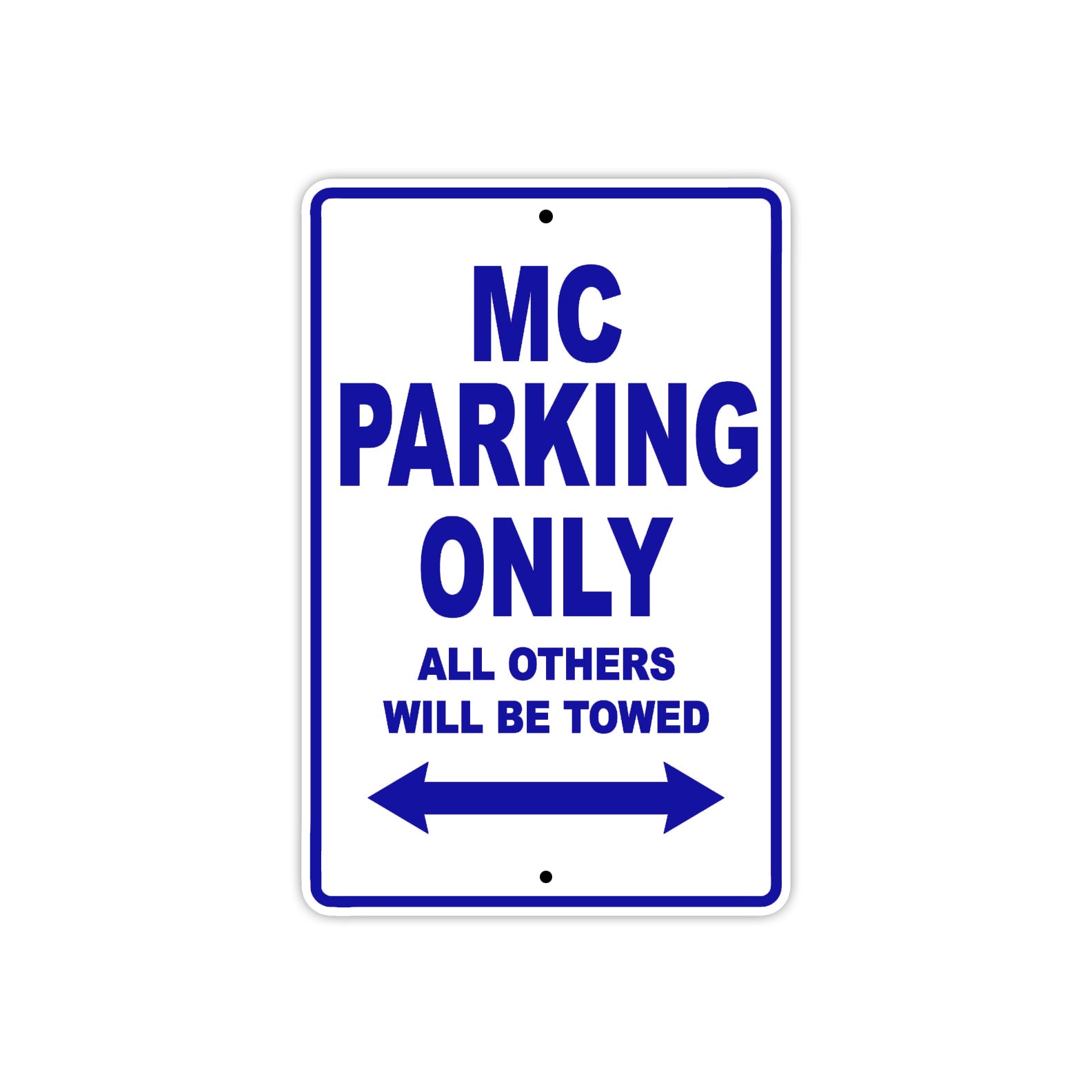 CAN-AM MC Parking Only All Others Will Be Towed Aluminum Decor Garage Sign