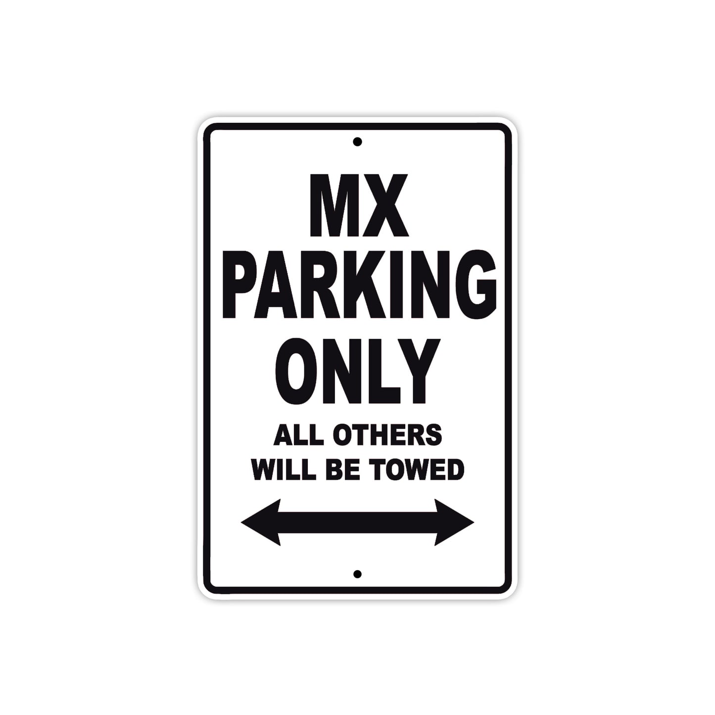 CAN-AM MX Parking Only All Others Will Be Towed Aluminum Decor Garage Sign