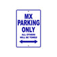 CAN-AM MX Parking Only All Others Will Be Towed Aluminum Decor Garage Sign