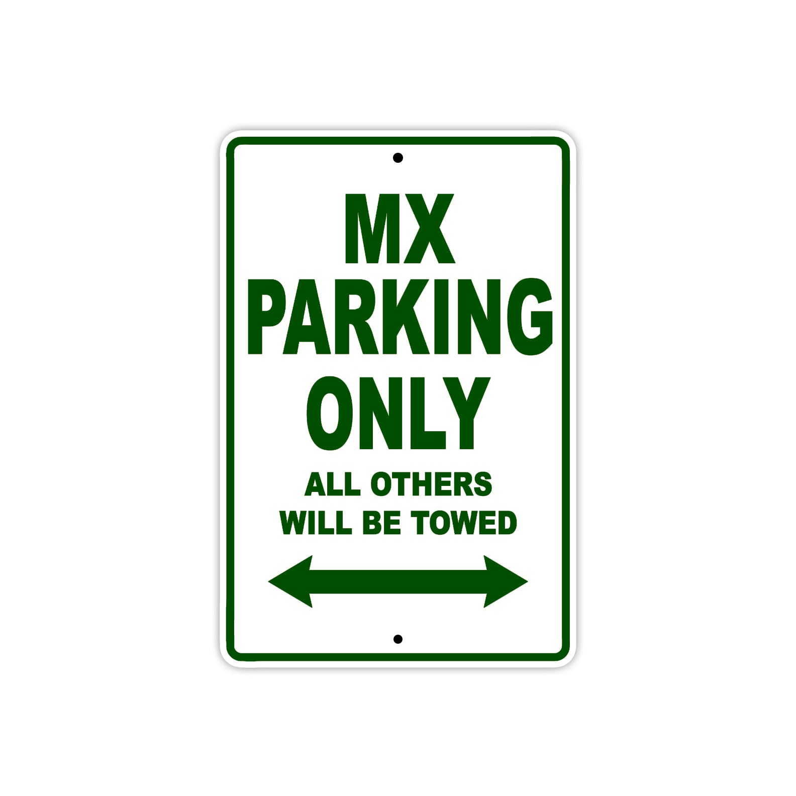 CAN-AM MX Parking Only All Others Will Be Towed Aluminum Decor Garage Sign
