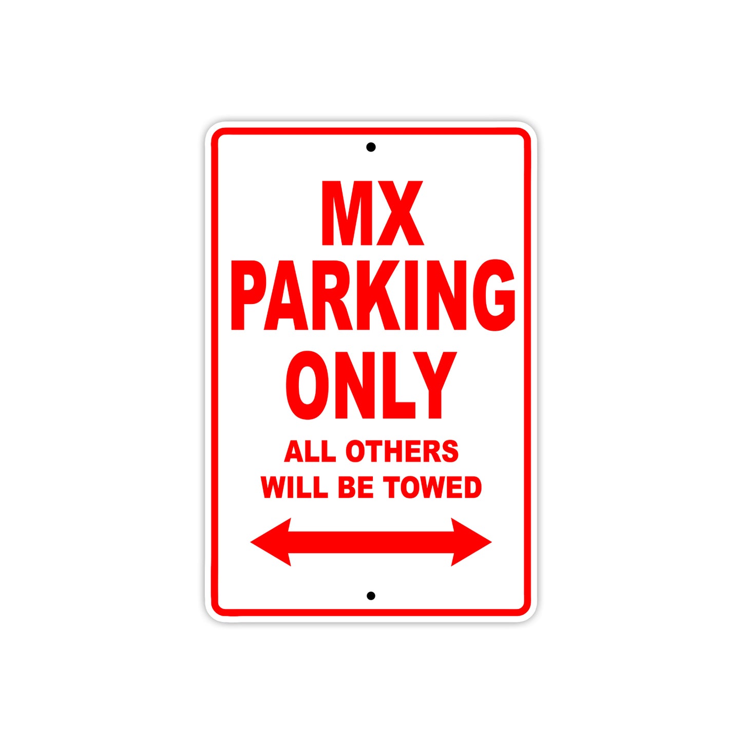 CAN-AM MX Parking Only All Others Will Be Towed Aluminum Decor Garage Sign