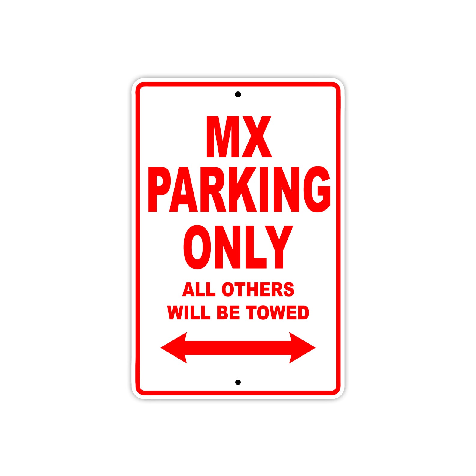 CAN-AM MX Parking Only All Others Will Be Towed Aluminum Decor Garage Sign