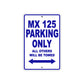 CAN-AM MX 125 Parking Only All Others Will Be Towed Aluminum Decor Garage Sign