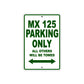 CAN-AM MX 125 Parking Only All Others Will Be Towed Aluminum Decor Garage Sign