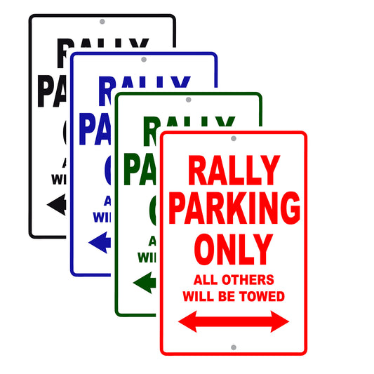 CAN-AM Rally Parking Only All Others Will Be Towed Aluminum Decor Garage Sign