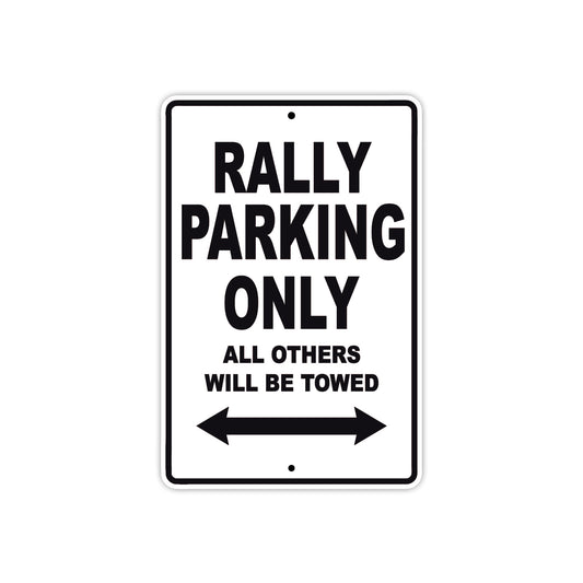 CAN-AM Rally Parking Only All Others Will Be Towed Aluminum Decor Garage Sign
