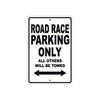 CAN-AM Road Race Parking Only All Others Will Be Towed Aluminum Decor Garage Sign