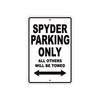 CAN-AM CAN-AM Spyder Parking Only All Others Will Be Towed Aluminum Decor Garage Sign