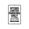 CAN-AM Spyder Limited Parking Only All Others Will Be Towed Aluminum Decor Garage Sign