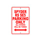 CAN-AM Spyder RS SE5 Parking Only All Others Will Be Towed Aluminum Decor Garage Sign