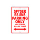 CAN-AM Spyder RS SM5 Parking Only All Others Will Be Towed Aluminum Decor Garage Sign