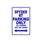CAN-AM Spyder RT Parking Only All Others Will Be Towed Aluminum Decor Garage Sign