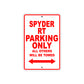 CAN-AM Spyder RT Parking Only All Others Will Be Towed Aluminum Decor Garage Sign