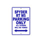 CAN-AM Spyder RT M5 Parking Only All Others Will Be Towed Aluminum Decor Garage Sign