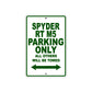 CAN-AM Spyder RT M5 Parking Only All Others Will Be Towed Aluminum Decor Garage Sign