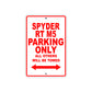 CAN-AM Spyder RT M5 Parking Only All Others Will Be Towed Aluminum Decor Garage Sign
