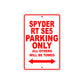 CAN-AM Spyder RT SE5 Parking Only All Others Will Be Towed Aluminum Decor Garage Sign