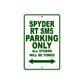 CAN-AM Spyder RT SM5 Parking Only All Others Will Be Towed Aluminum Decor Garage Sign