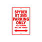 CAN-AM Spyder RT SM5 Parking Only All Others Will Be Towed Aluminum Decor Garage Sign