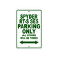 CAN-AM Spyder RT S SE5 Parking Only All Others Will Be Towed Aluminum Decor Garage Sign