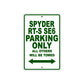 CAN-AM Spyder RT S SE6 Parking Only All Others Will Be Towed Aluminum Decor Garage Sign