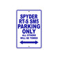 CAN-AM Spyder RT S SM5 Parking Only All Others Will Be Towed Aluminum Decor Garage Sign