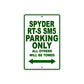 CAN-AM Spyder RT S SM5 Parking Only All Others Will Be Towed Aluminum Decor Garage Sign