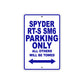 CAN-AM Spyder RT S SM6 Parking Only All Others Will Be Towed Aluminum Decor Garage Sign